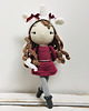 lalki Lalka z czapką jednorożca szydełkowa handmade 1