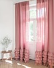 zasłony Zasłona z Falbankami  DUSTY PINK 1