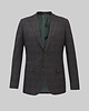 marynarki męskie Garnitur leonforte w kratę zielony slim fit 1