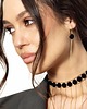 kolczyki pozłacane Kolczyki pozłacane z łańcuszkami Fashion Stones 3