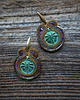 kolczyki soutache Małe kolczyki sutasz z motywem ważki 3