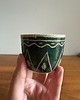 kubki Ręcznie robiona czarka, kubeczek do espresso sgraffito 4