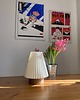 lampy stołowe Lampa Kyoto z plisowanym abażurem  2