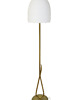 lampy podłogowe Lampa podłogowa Mid-Century Brass & Glass, lata 50. 2