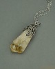 wisiory Wisiorek Talizman surowy cytryn wire wrapping 1
