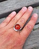 pierścionki - różne Pomarańczowe światło - pierścionek regulowany 3
