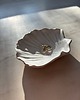pojemniki na biżuterię Handmade Muszelka na Biżuterię Ceramiczna Rustic White Fluff 1
