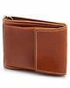portfele męskie Portfel Skórzany Slim Wallet z Klipsem Banknotówka Jucht Koniak BW68 4