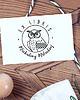 stemple Stempel Ex Libris w zestawie na prezent, sowa 2