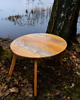 stoliki kawowe Stolik kawowy z mozaiką - Oval Vintage Oak 4