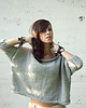 swetry damskie  Sweter oversize handmade 1