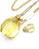 wisiory Sekretnik /quartz lemon/ naszyjnik 5