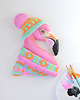 kolorowanki dla dzieci Portrait of a Flamingo named Sue 3