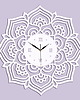 zegary DEKORACYJNY, AŻUROWY ZEGAR ŚCIENNY, MANDALA, 60 cm S ( 40 x 40 cm ) 1
