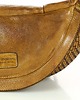 torby na ramię Duża torebka nerka półksiężyc skóra pleciona - MARCO MAZZINI brąz camel 4