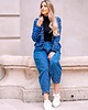 bluza bez kaptura damska Damska wzorzysta bluza bomberka, lekka kurtka 1