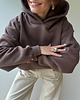 bluza z kapturem damska Bluza Soho choclate z kapturem 1