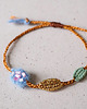 bransoletki - inne Unikatowa bransoletka na sznurku z elementami tkanym i koralikamii 3