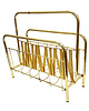 gazetniki Gazetnik stojak na gazety vintage, Niemcy lata 70., styl Hollywood Regency 1