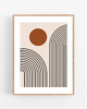 grafiki i ilustracje DWA PLAKATY mid century abstrakcyjne 4