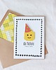 kartki scrapbooking Żółty ludzik. Kartka urodzinowa dla fanów klocków 5