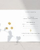 kartki okolicznościowe - wydruki Zaproszenie na Chrzest Święty Orange 1