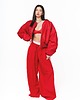 kurtki damskie Krótka kurtka bomber cherry red 7