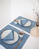 obrusy i serwetki Serwetka Lniana Heavy Linen Dusty Blue 1