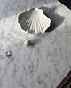 pojemniki na biżuterię Podstawka na Biżuterię Palo Santo Ceramiczna Muszelka Satynowa Biel 4