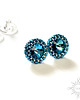 kolczyki swarovski Bermuda blue,kolczyki z kryształami Swarovskiego 2