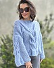 swetry damskie  Sweter Ann niebieski 7