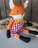 przytulanki dla niemowląt i dzieci Maskotka lis lisek 44cm z personalizacją na nóżce 3