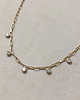 chokery Srebrny pozłacany naszyjnik choker łańcuch z cyrkoniami 2