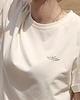 t-shirt damskie T-shirt bawełniany - Z MAŁYM NADRUKIEM - ĆMA 2
