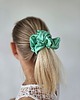 gumki do włosów Gumka jedwabna, scrunchie, frotka queen of emeralds MAXI 1