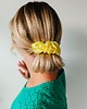 spinki i klamry do włosów Scrunchie spinka klamra jedwabna cytrynowa aura 2