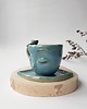 filiżanki Filiżanka ceramiczna  z twarzą  Morska 200ml 3