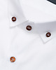 koszule męskie koszula męska bawełna dł. rękaw biały slim fit  00248 176/182 38 2