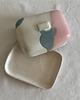 pojemniki kuchenne Ceramiczna maselniczka z nożykiem do masła 6