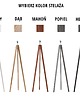 lampy podłogowe Drewniana lampa stojąca na 3 nogach HAITI 6