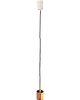 lampy wiszące Lampa wisząca proj. F. Perceny, VEB Narva Leuchten, Niemcy, lata 70. 9