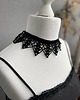 chokery Naszyjnik koronkowy czarny 3
