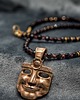 naszyjniki - inne "Słońce przywdziałem" - Naszyjnik z brązu na na naturalnych kamieniach 2