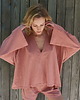 piżamy damskie PIŻAMA KIMONO SHORT blush 1