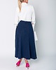spódnice midi Spódnica midi granatowa 1