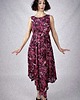 sukienki maxi damskie Maxi SUKIENKA w kwiaty ręcznie malowany wzór, autorski print 100% wiskoza 1