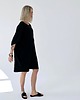 sukienki midi damskie Oversizowa czarna sukenka z jerseyu 6