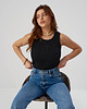 topy damskie Bokserka Bra black organic 1
