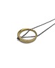 wisiory MINIMAL BIG  necklace / brass 5
