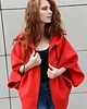 bluza z kapturem damska Ponczo narzutka bluza kurtka 1